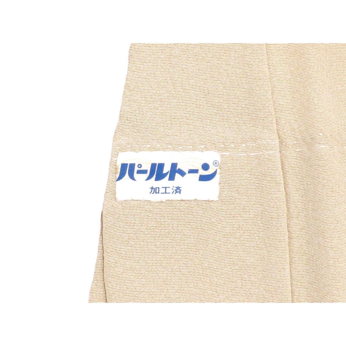 単衣　色留袖【本加賀友禅】大久保謙一　隅切角に左三ツ巴