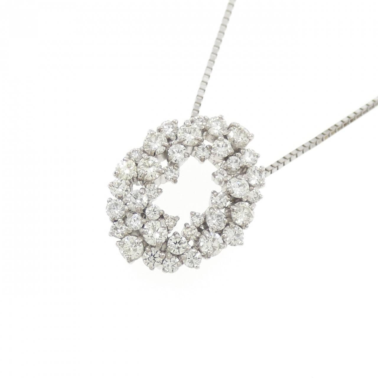 PT900/PT850 ダイヤモンド ネックレス 0.60CT