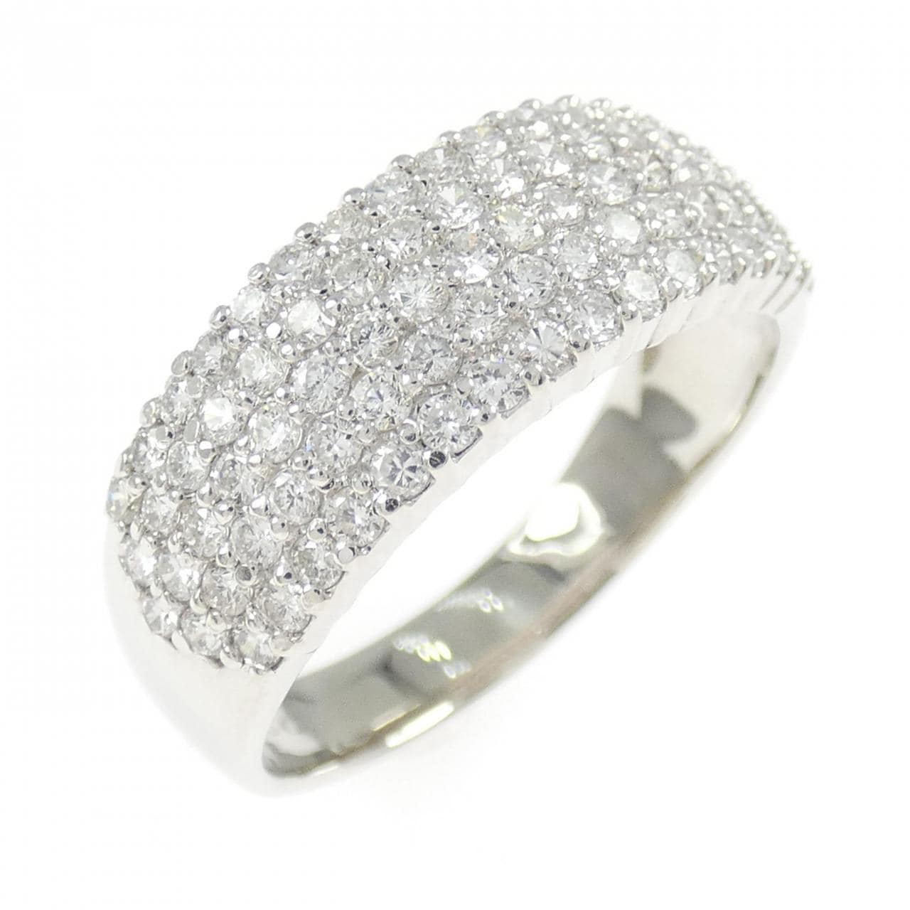 PT900 パヴェ ダイヤモンド リング 1.00CT