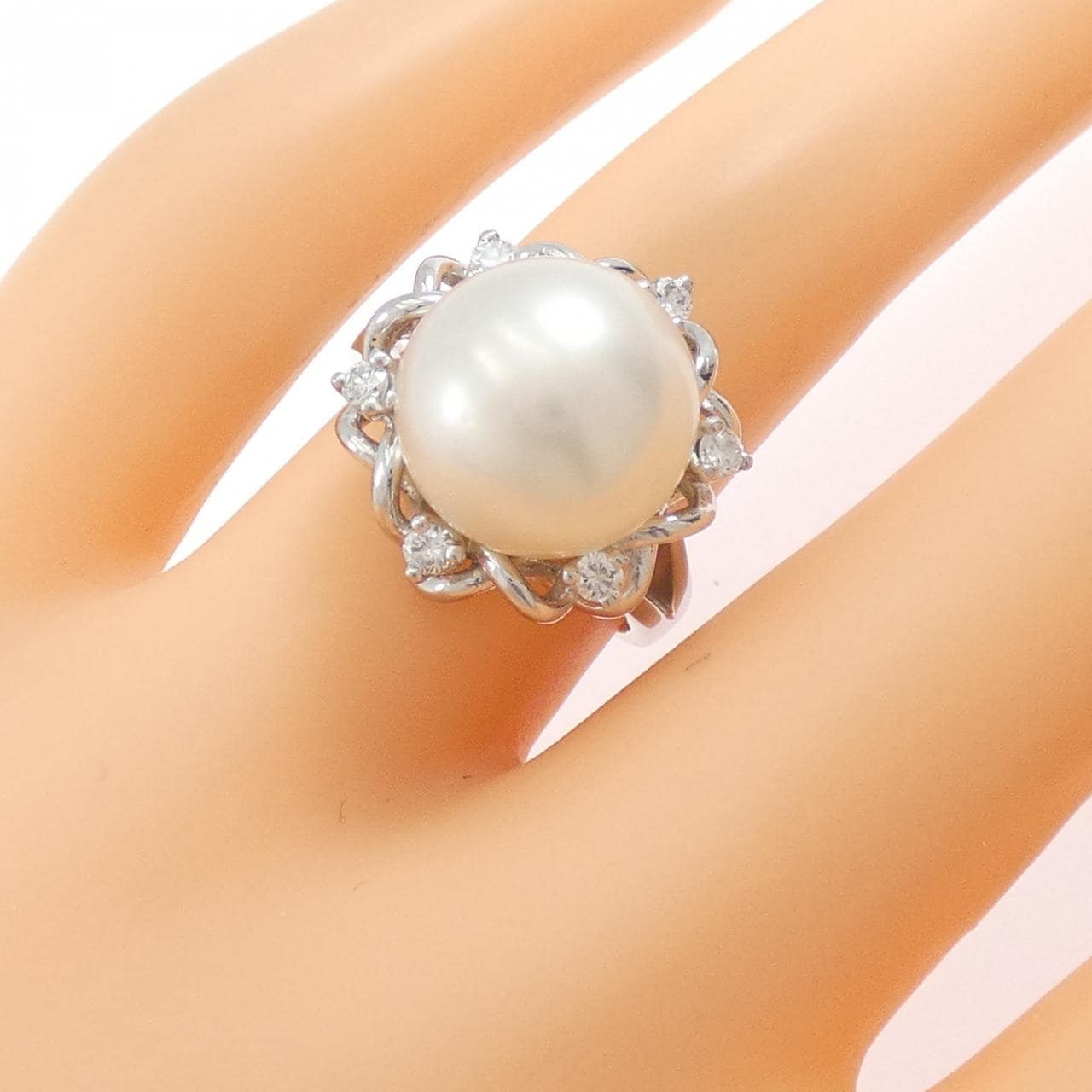 PM900 白蝶パール リング 11.8mm