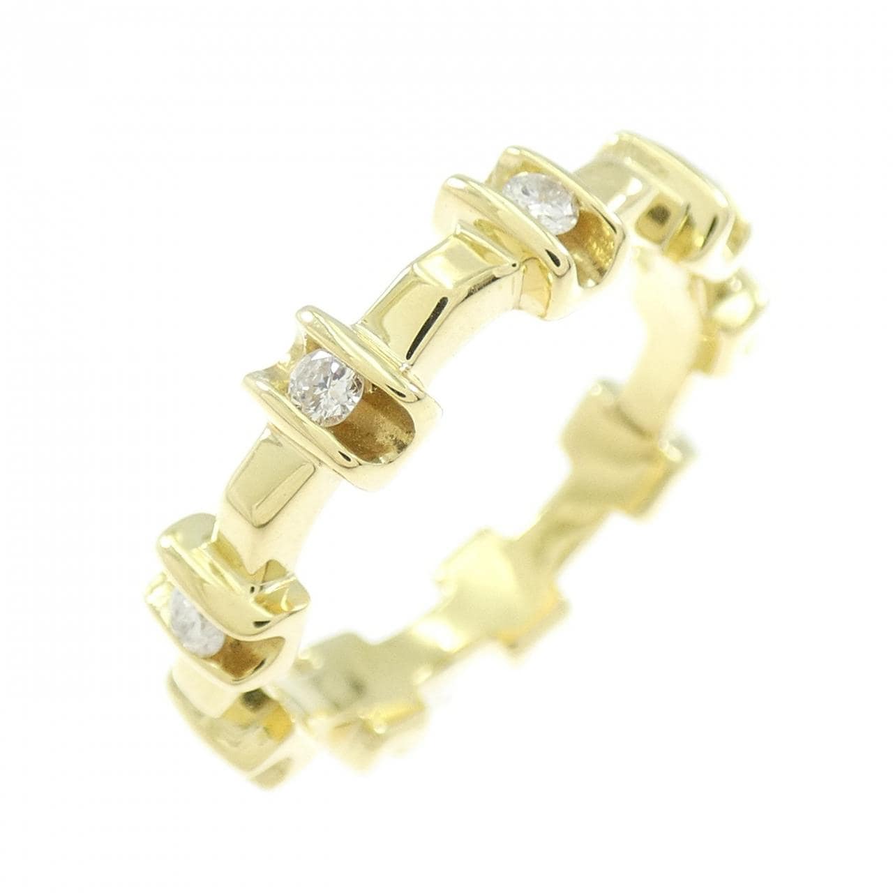 K18YG ダイヤモンド リング 0.25CT