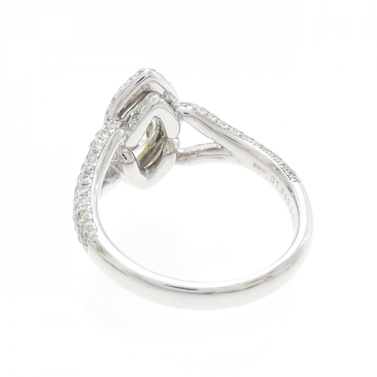 K18WG ダイヤモンド リング 1.363CT