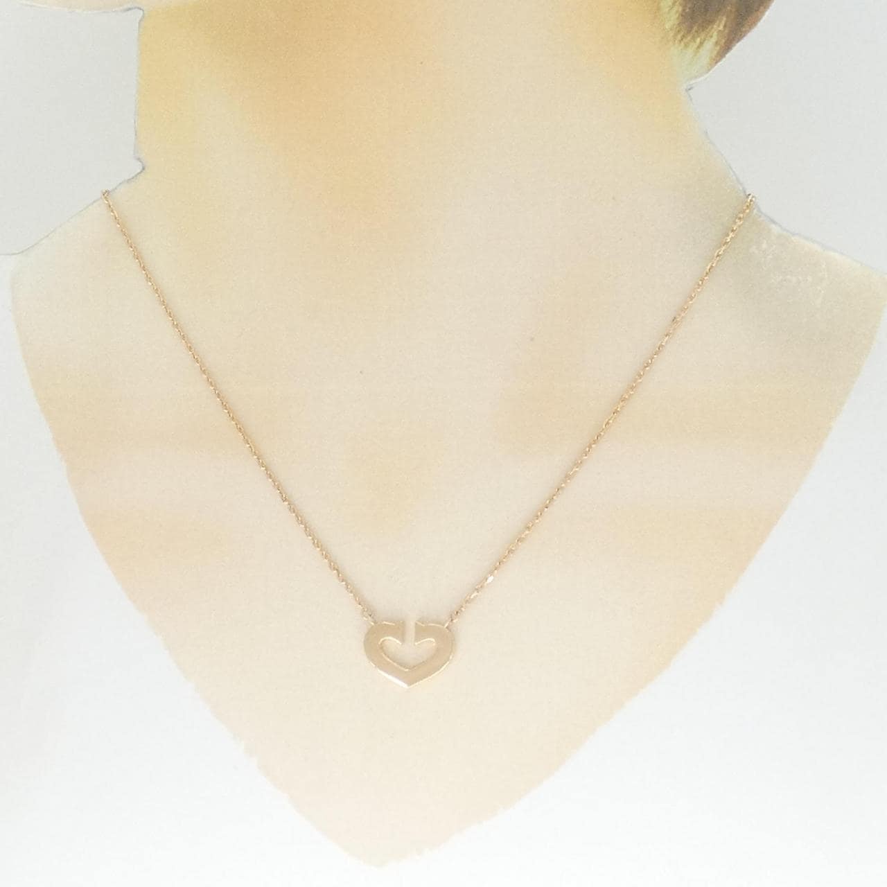 Cartier C heart necklace