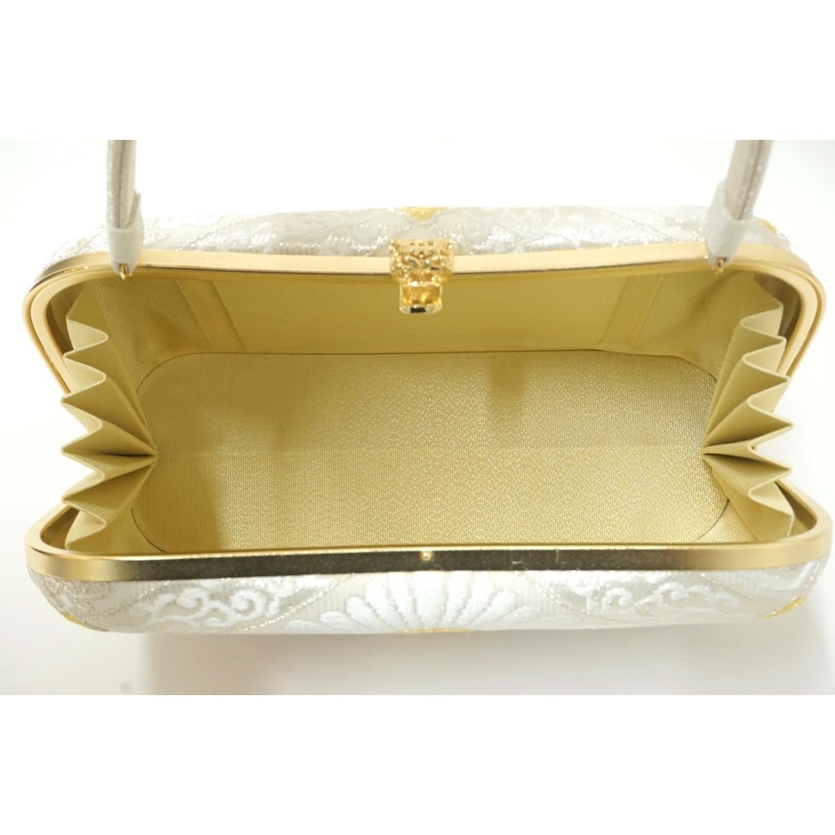 【新品】草履バッグセット　白梅　Ｌサイズ