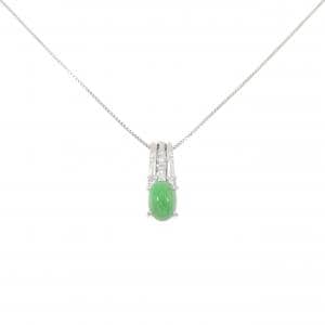 PT900/PT850 ヒスイ ネックレス 0.90CT