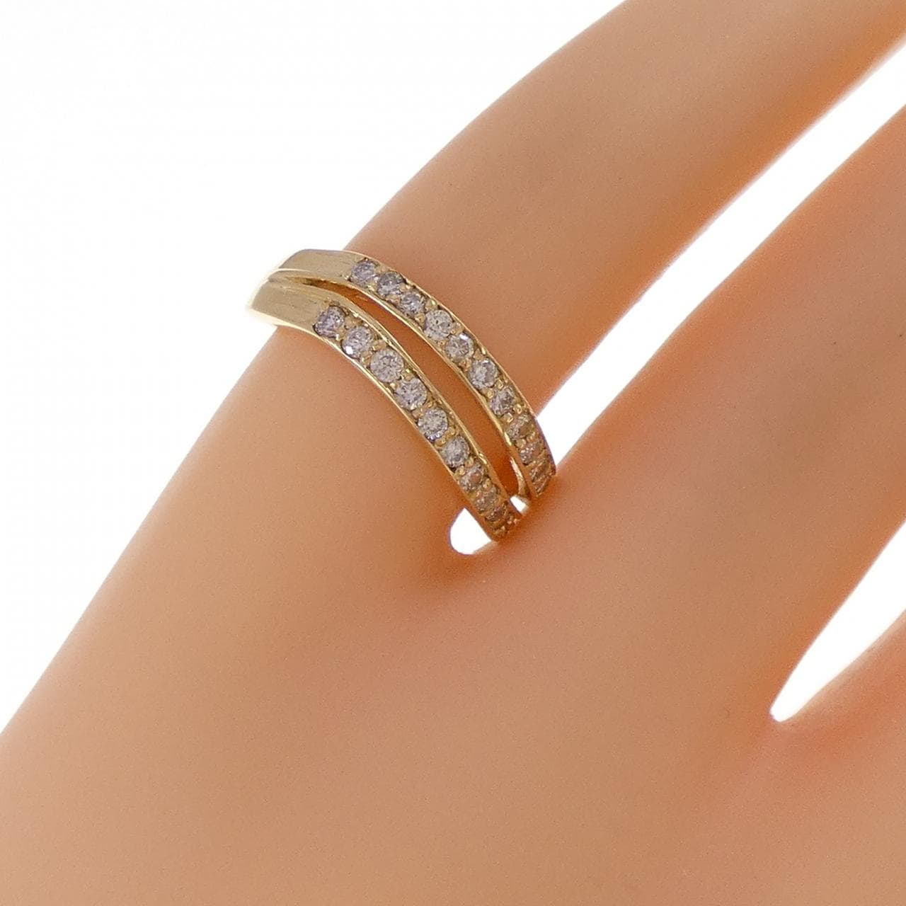 K18YG ダイヤモンド リング 0.30CT