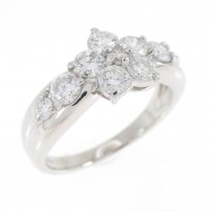 PT900 フラワー ダイヤモンド リング 1.02CT