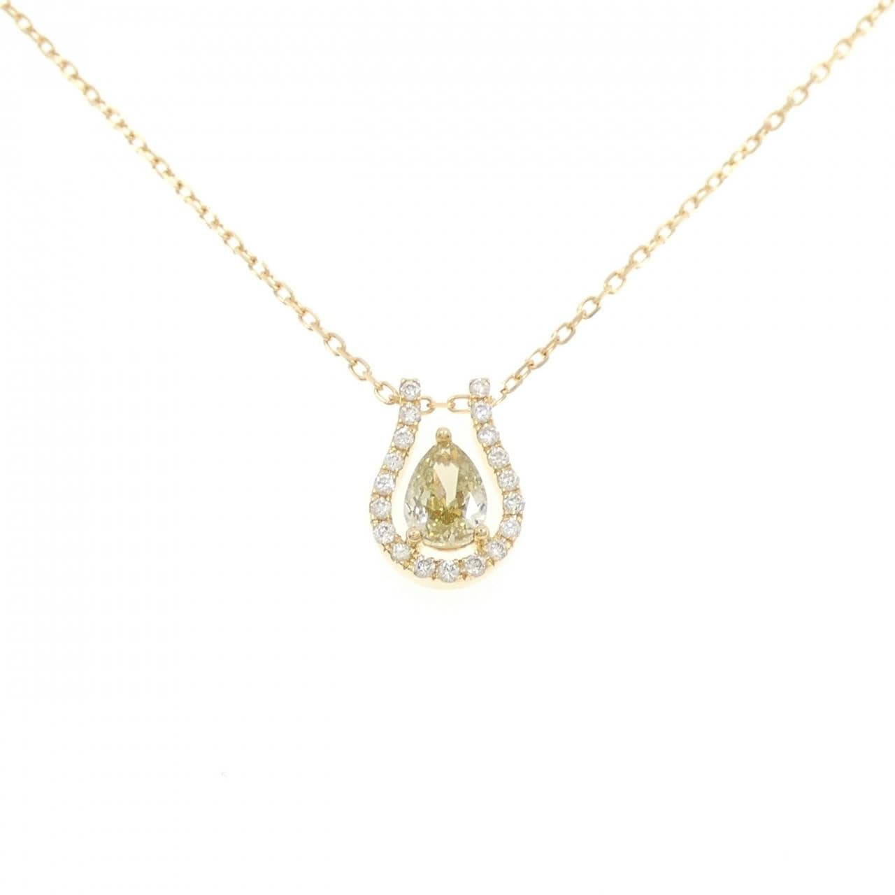 K18YG ダイヤモンド ネックレス 0.40CT