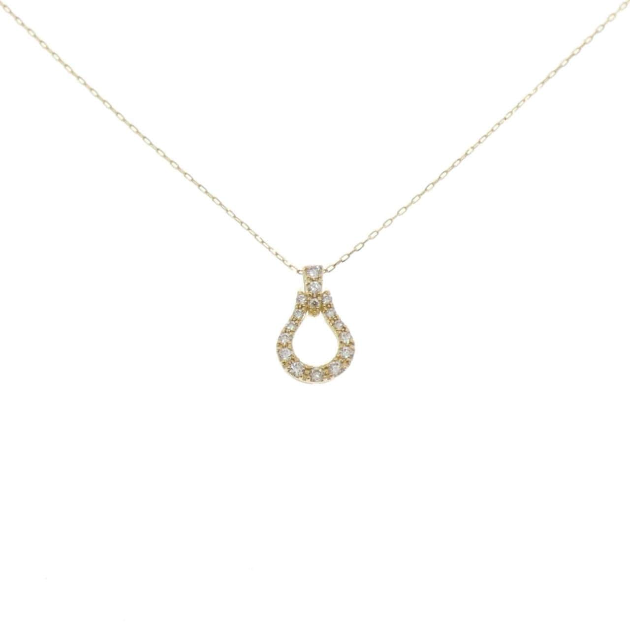 【新品】K18YG ダイヤモンド ネックレス 0.15CT