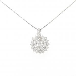 PT900/PT850 ダイヤモンド ネックレス 2.00CT