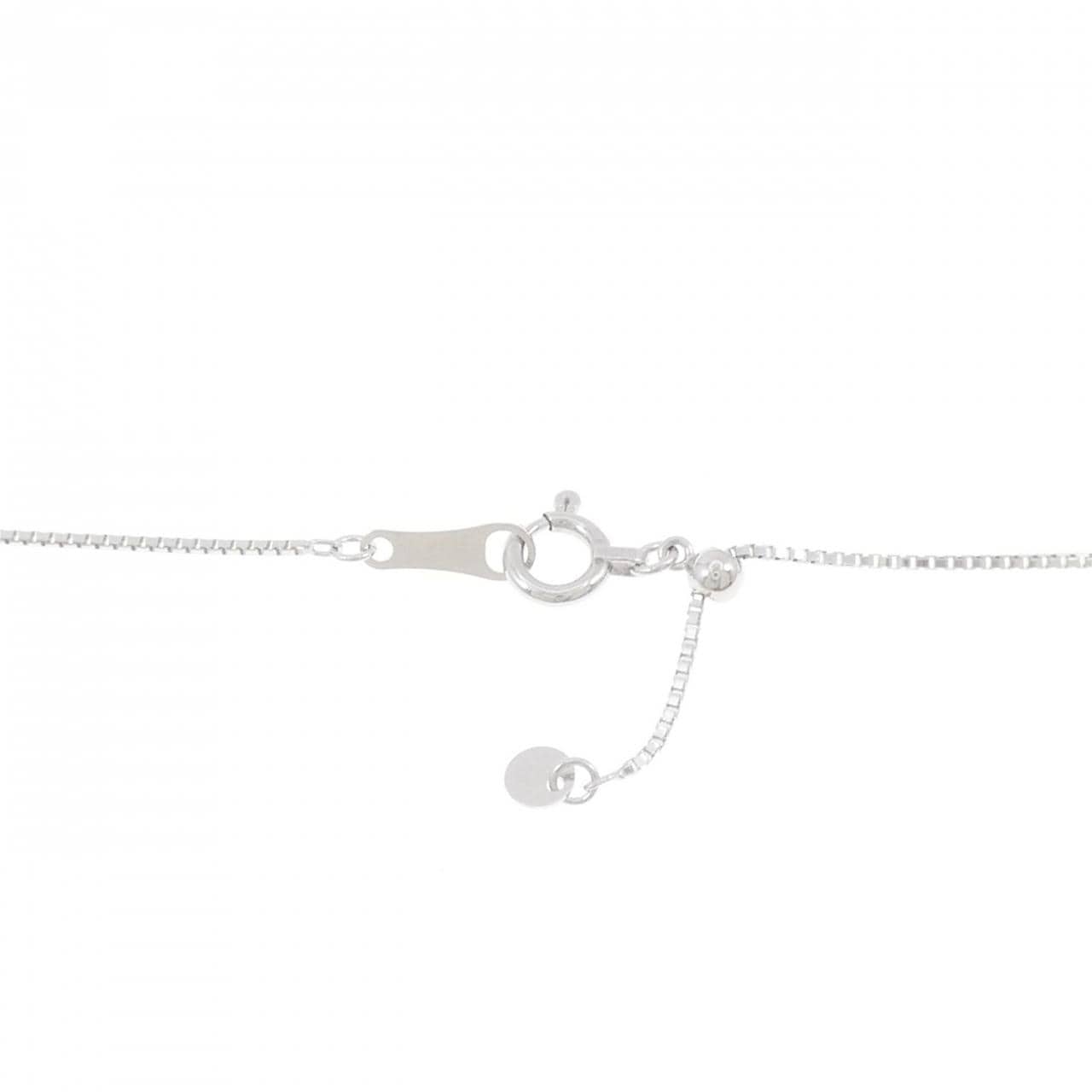 K18WG ルビー ネックレス 0.18CT