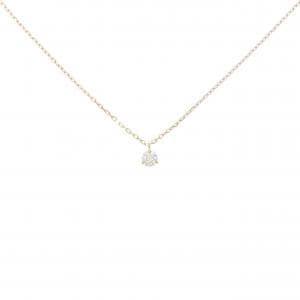 アガット ダイヤモンド ネックレス 0.05CT