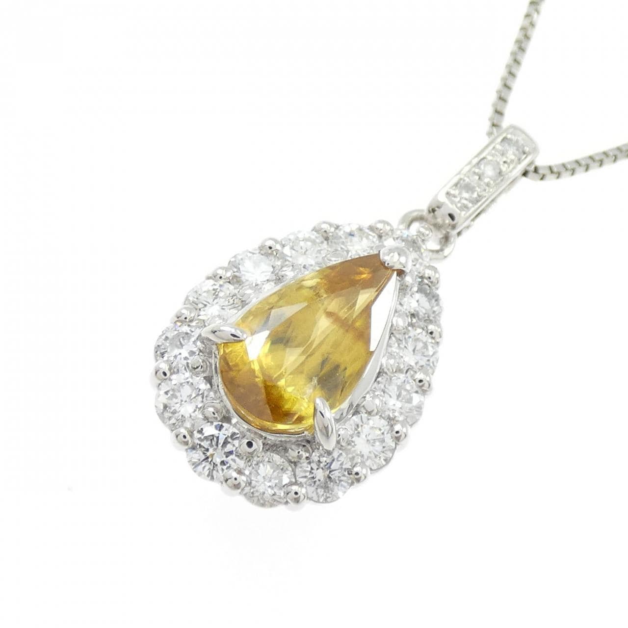 PT900/PT850 スフェーン ネックレス 1.31CT
