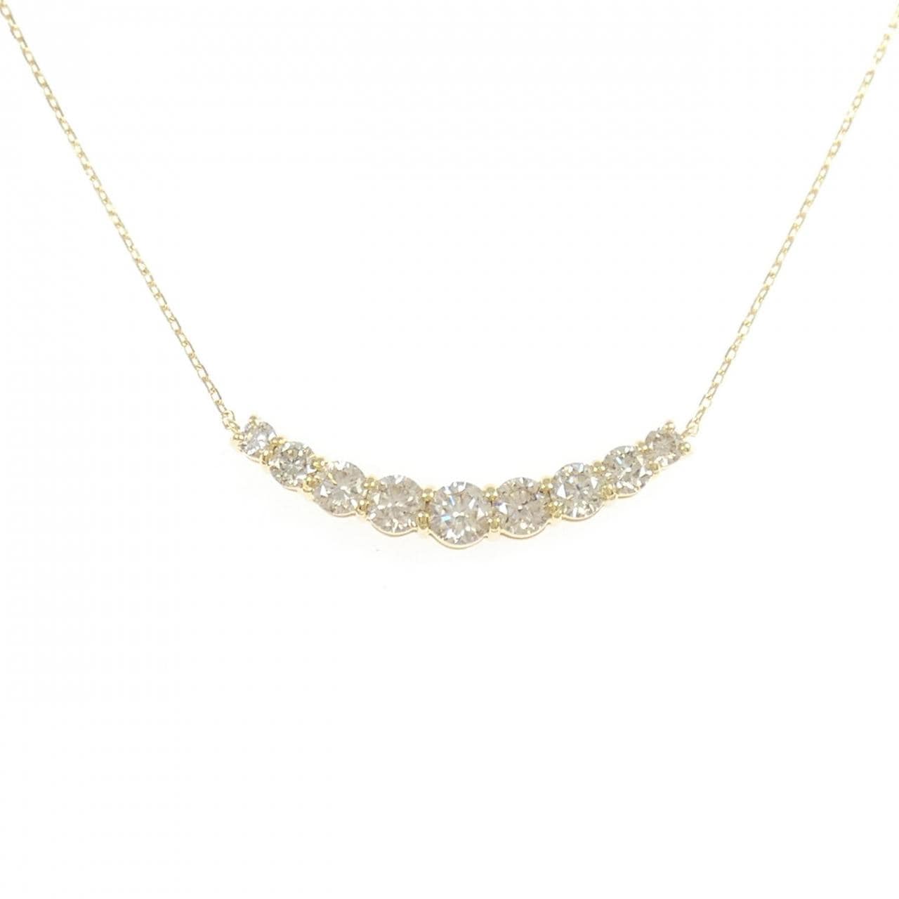 K18YG ダイヤモンド ネックレス 1.00CT