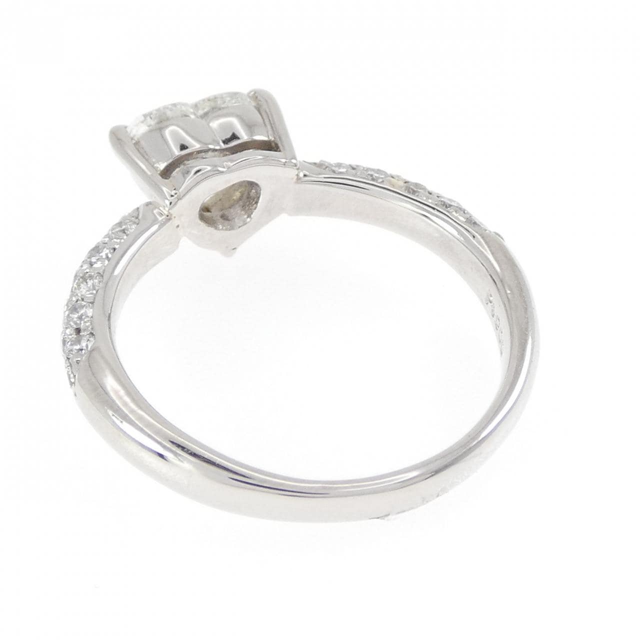 PT900 ハート ダイヤモンド リング 1.03CT