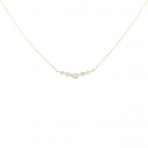 K18YG ダイヤモンド ネックレス 0.10CT