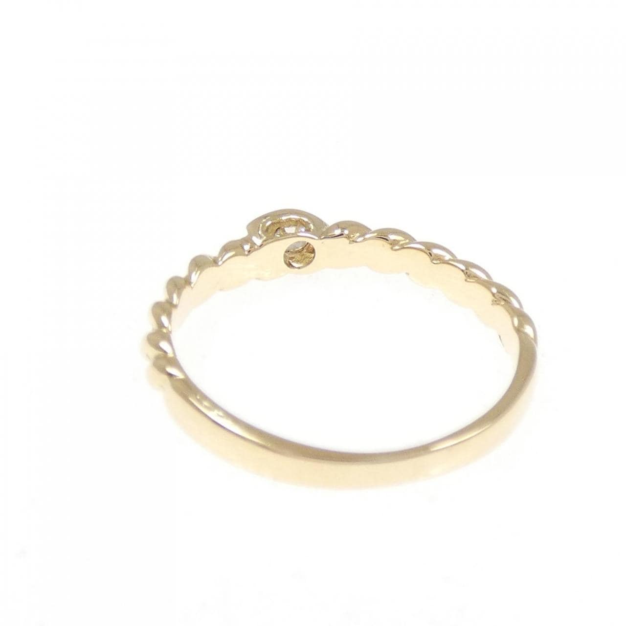 K18YG ダイヤモンド ピンキー リング 0.02CT