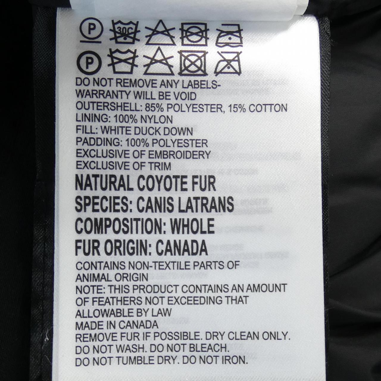 加拿大鵝CANADA GOOSE羽絨大衣