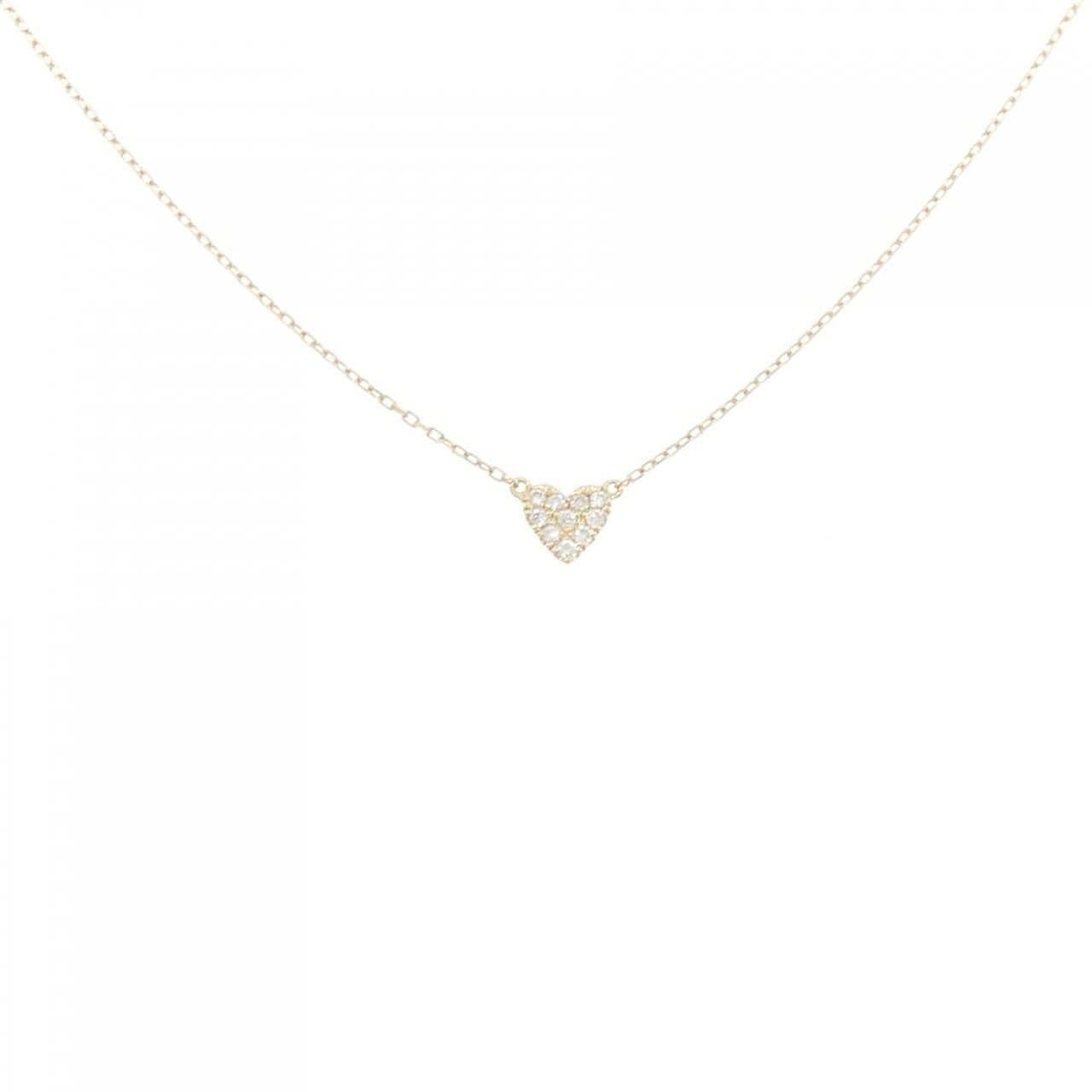 アーカー ハートパヴェ ネックレス 0.05CT