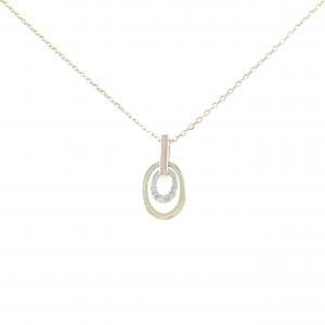 K10スリーカラー ダイヤモンド ネックレス 0.015CT