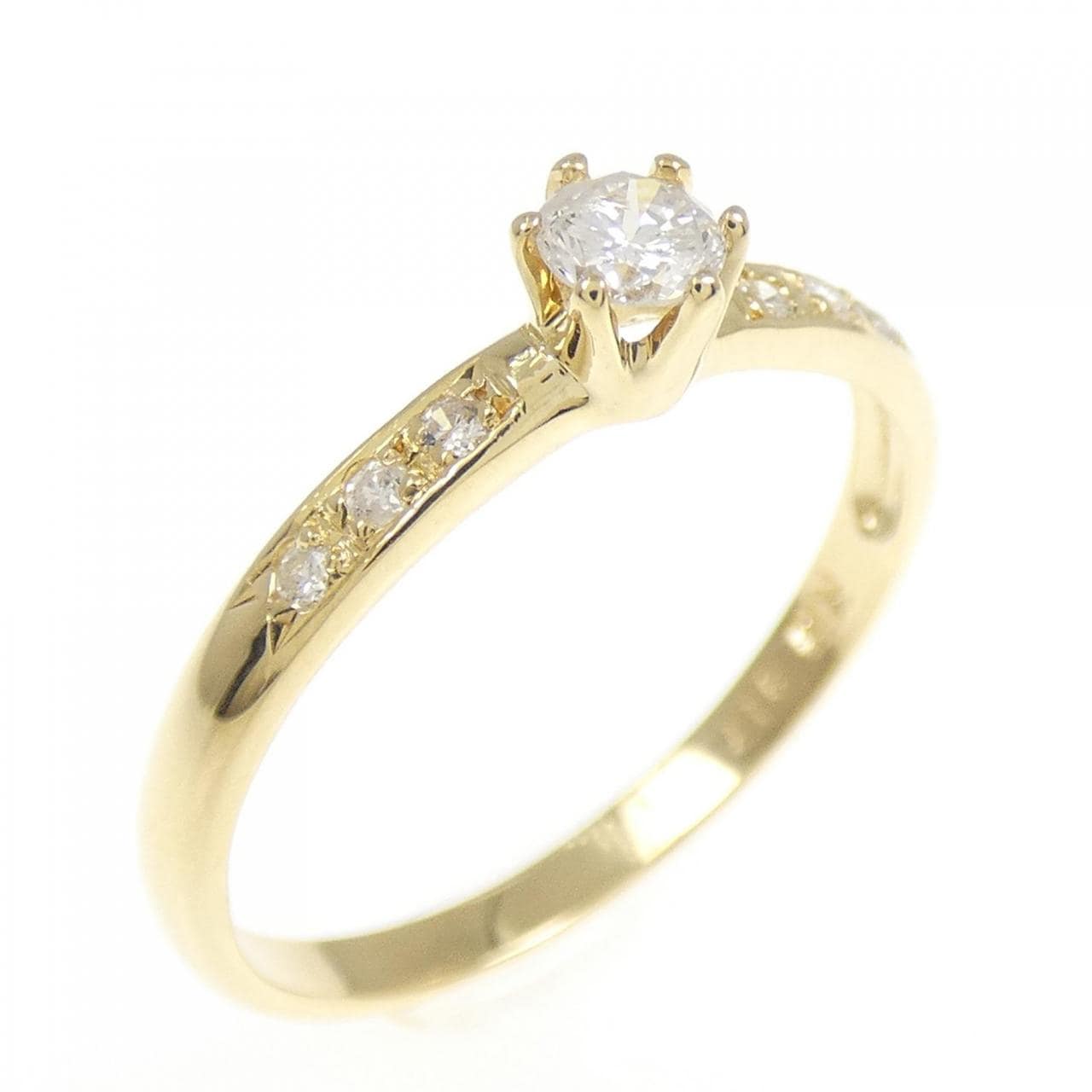 K18YG ダイヤモンド リング 0.17CT