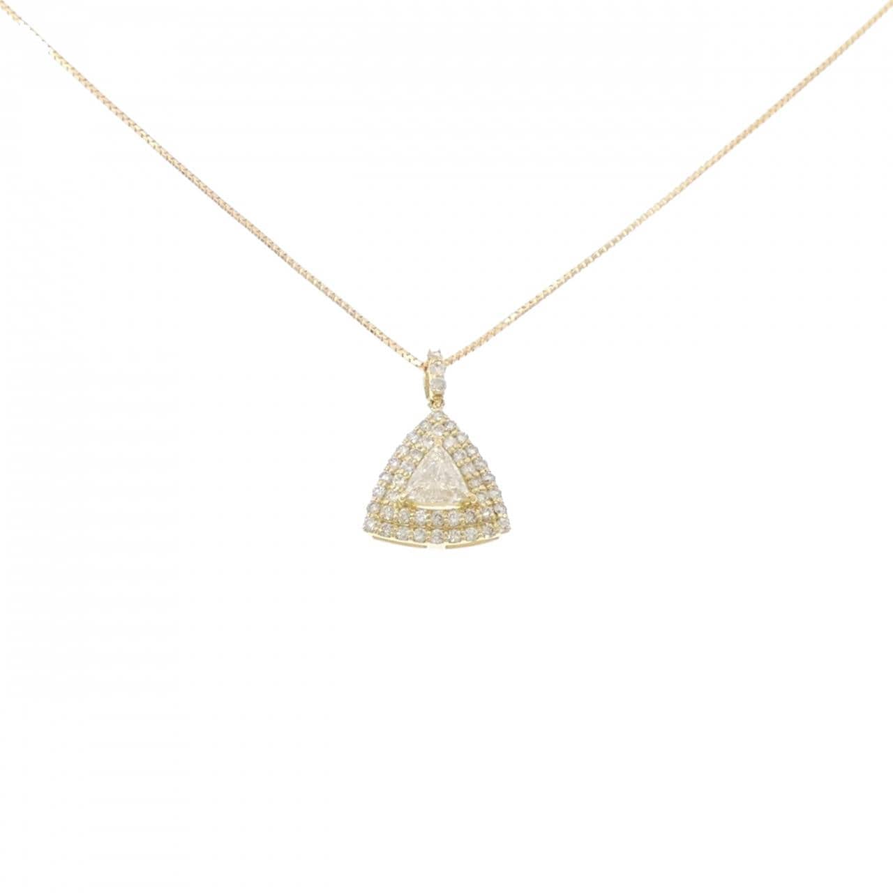 【新品】K18YG ダイヤモンド ネックレス 0.45CT