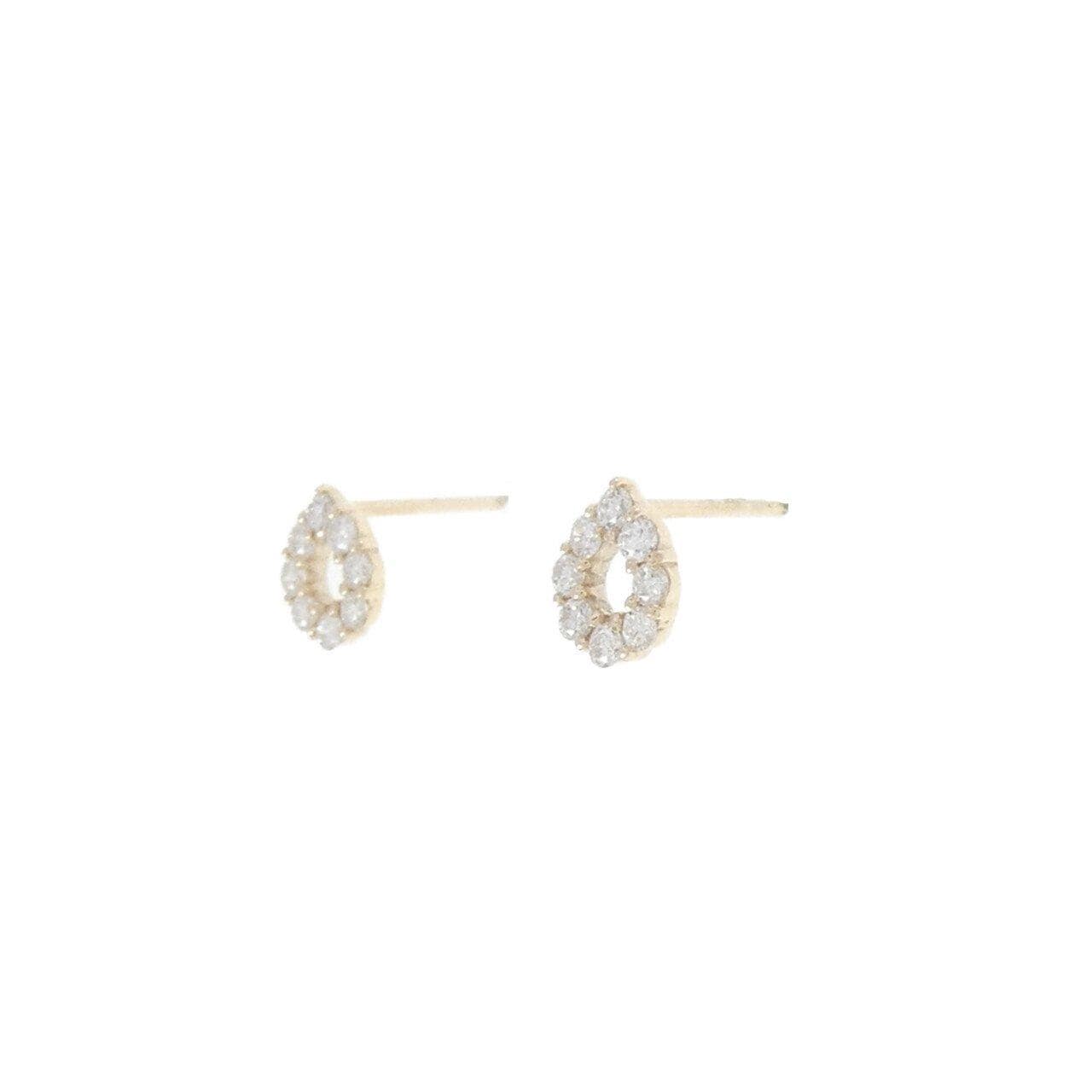 【リメイク】K10YG ダイヤモンド ピアス 0.20CT