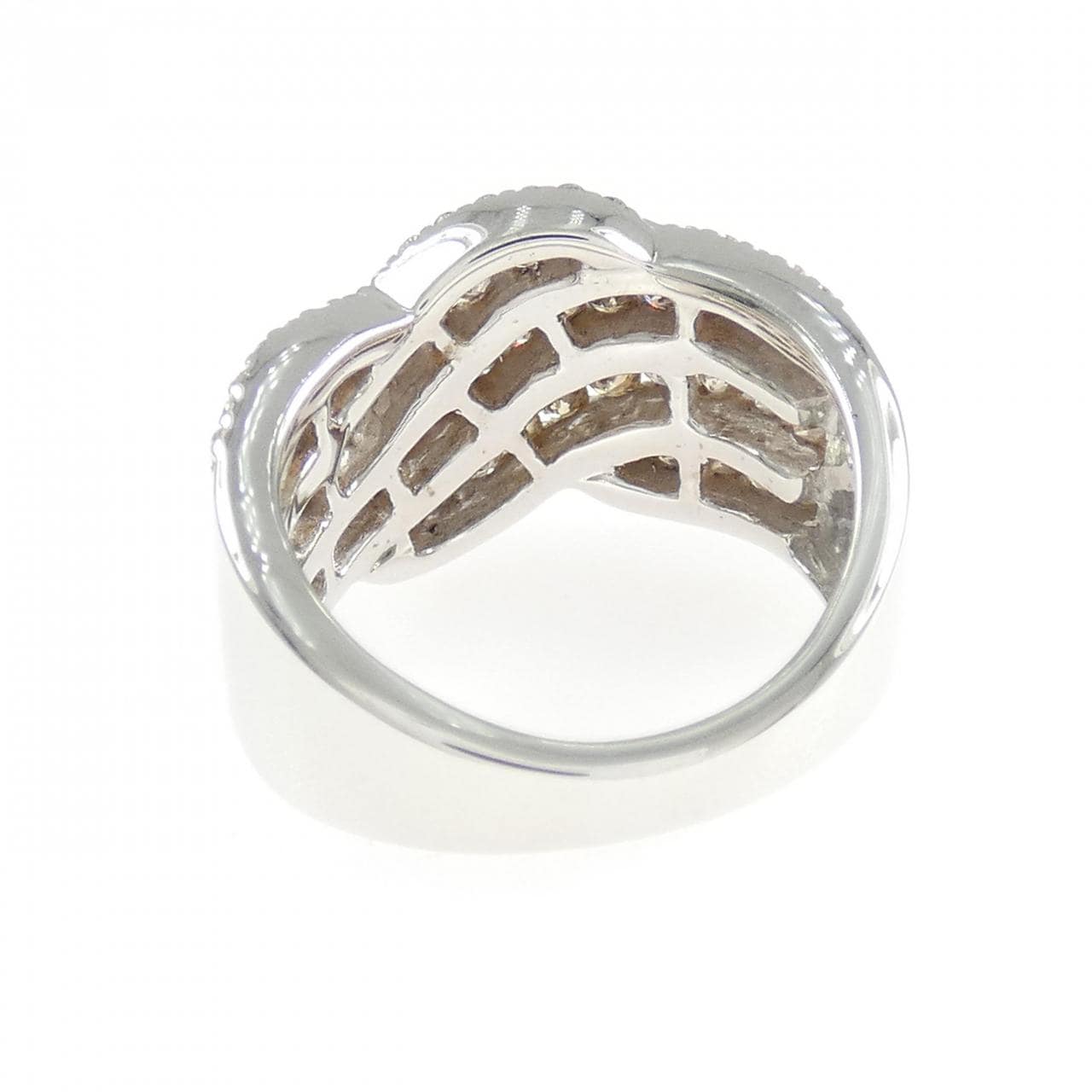 K18WG ダイヤモンド リング 1.50CT
