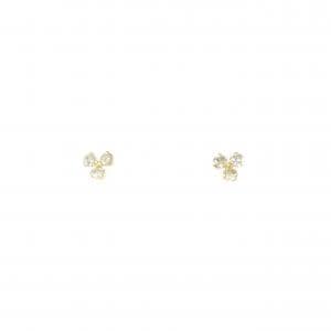 K18YG ダイヤモンド ピアス 0.10CT