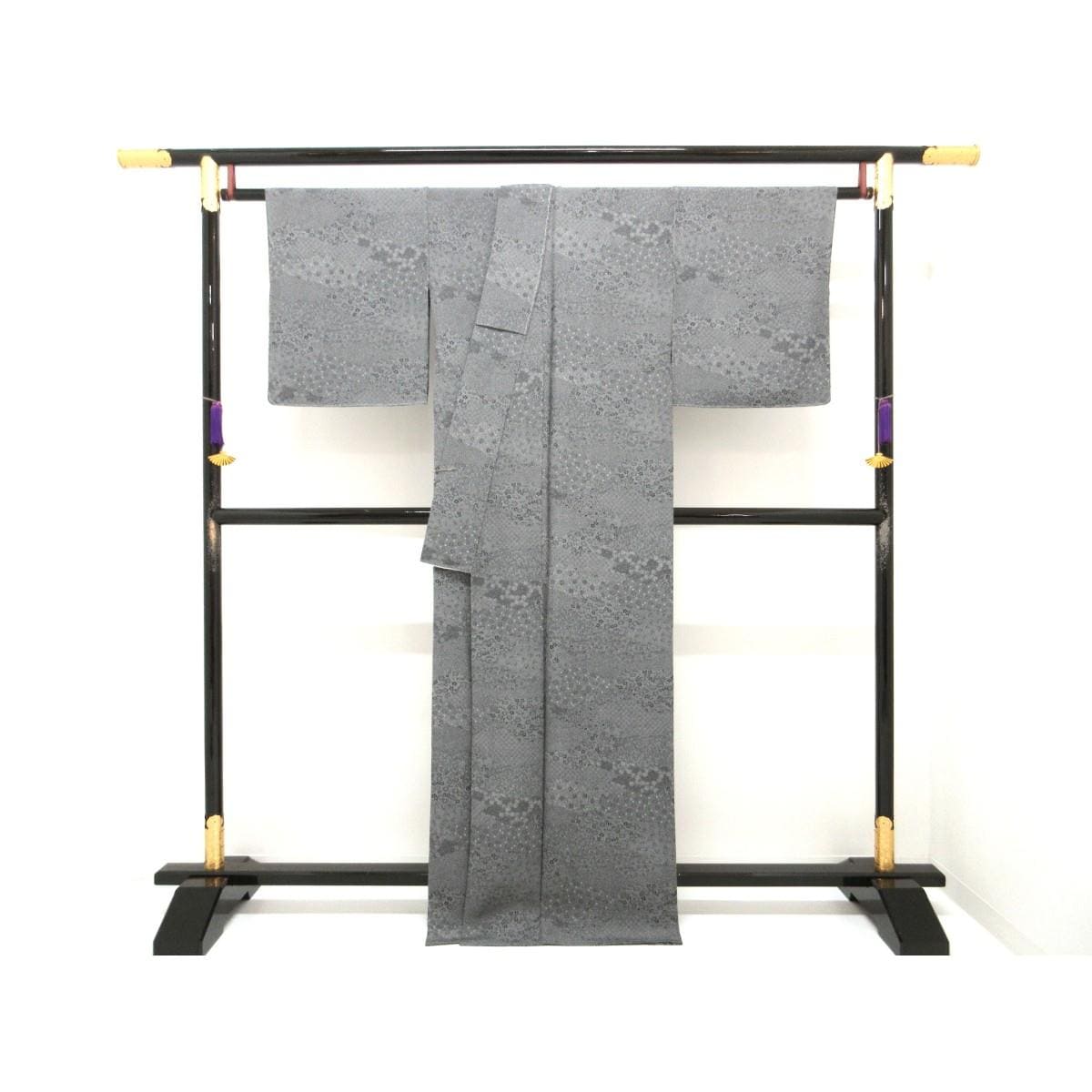 【未使用品】単衣　江戸小紋　身幅２Ｌ寸