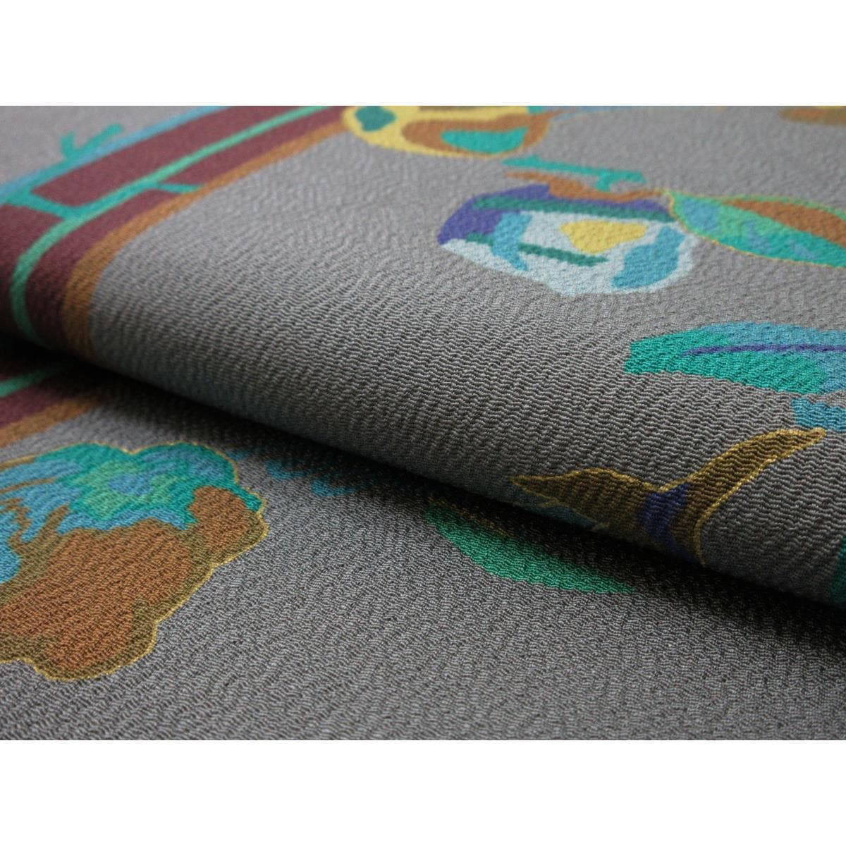 Nagoya obi crepe dyed obi full pattern