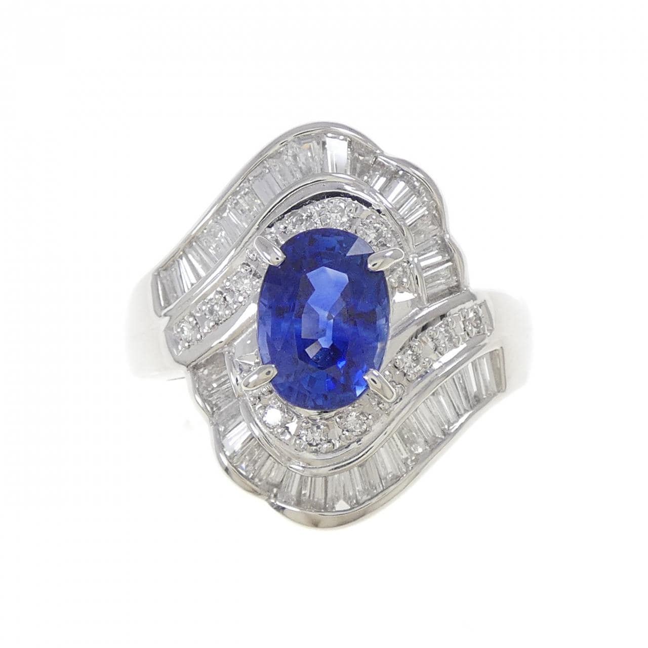 PT900 サファイヤ リング 2.12CT