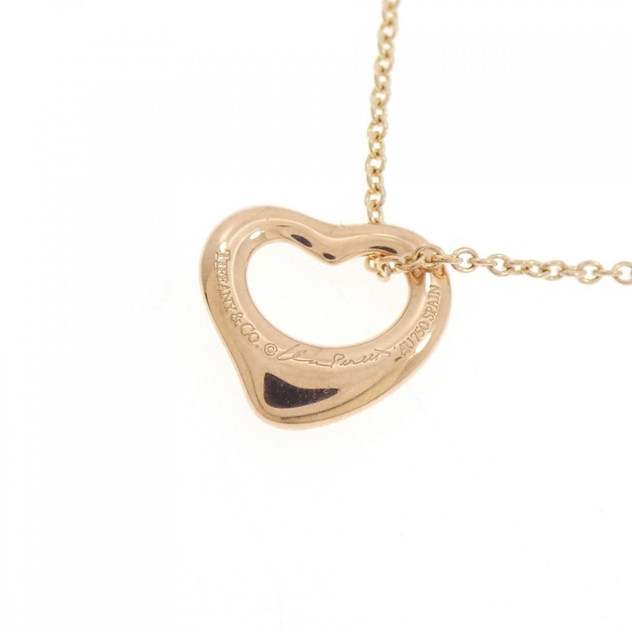 ティファニー オープンハート ネックレス