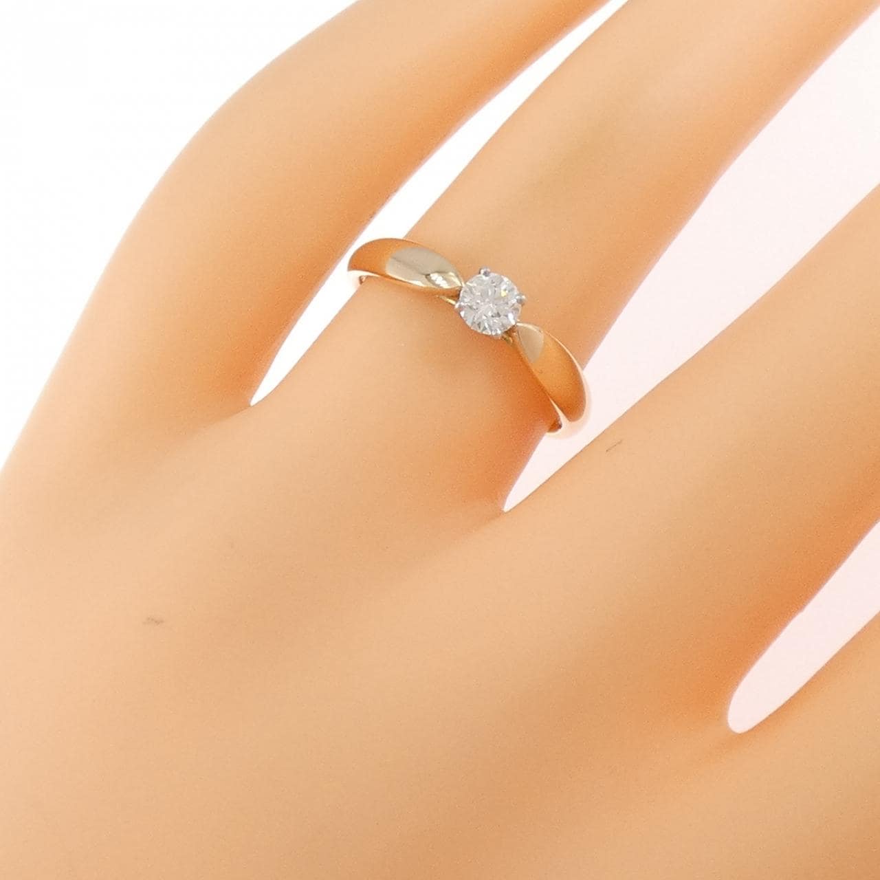 ティファニー ハーモニー リング 0.22CT H VS1 3EXT