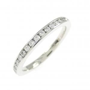 PT950 ハーフエタニティ ダイヤモンド リング 0.18CT
