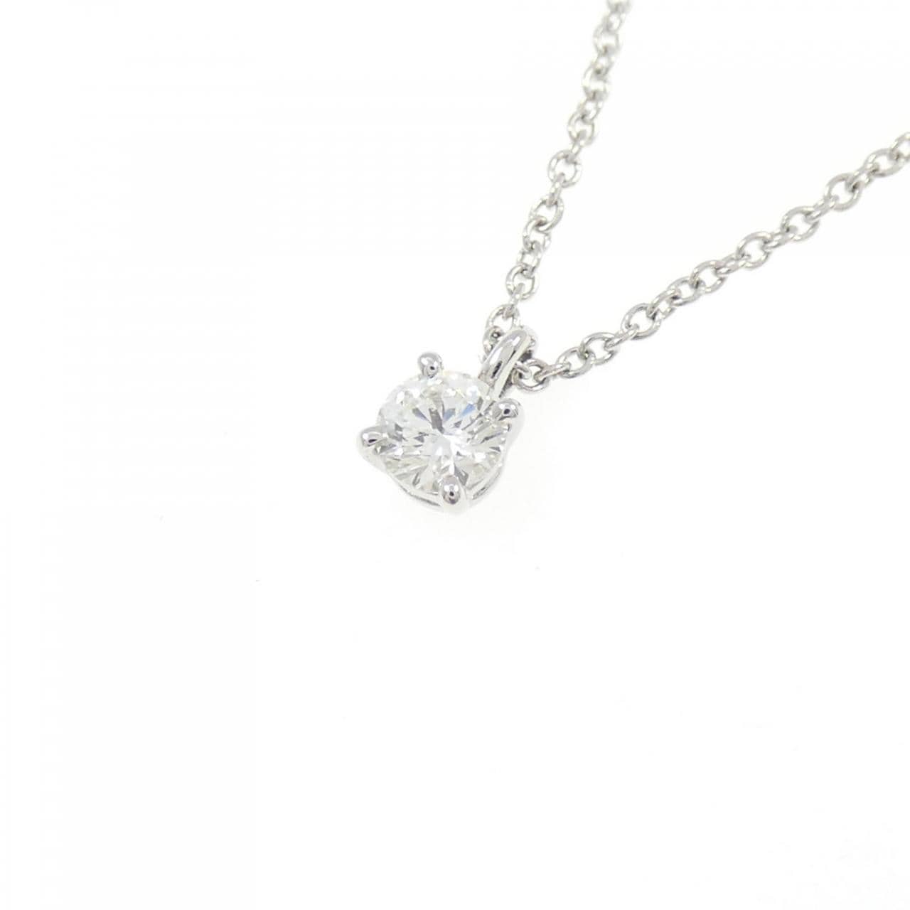 ティファニー ソリティア ネックレス 0.19CT J VVS2 EXT