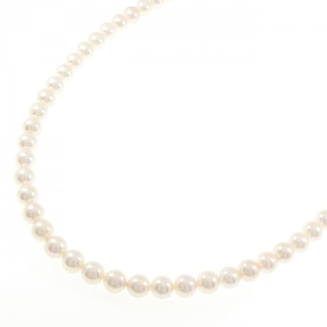 シルバークラスプ アコヤパール ネックレス 6.5-7mm