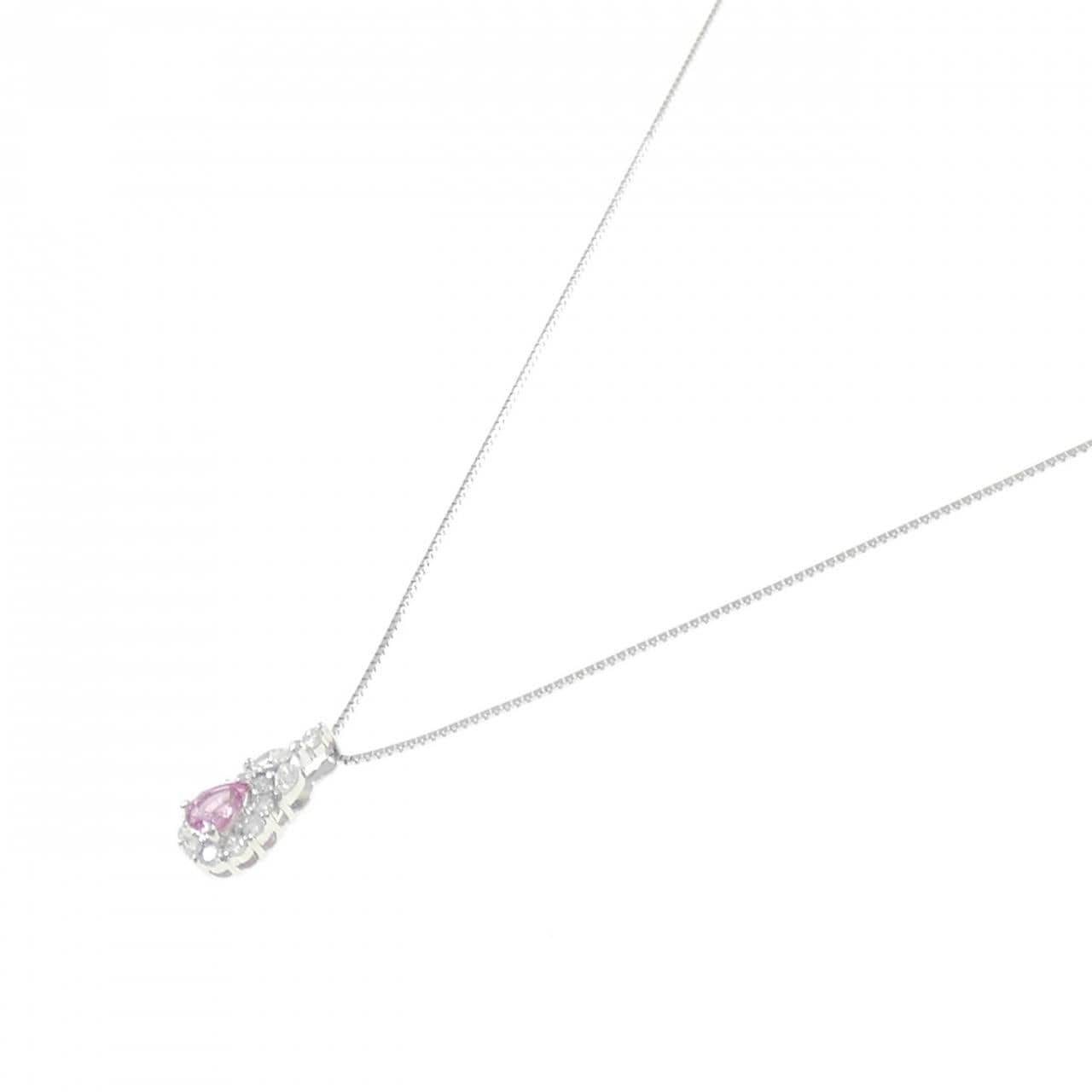 PT藍寶石項鏈0.329CT