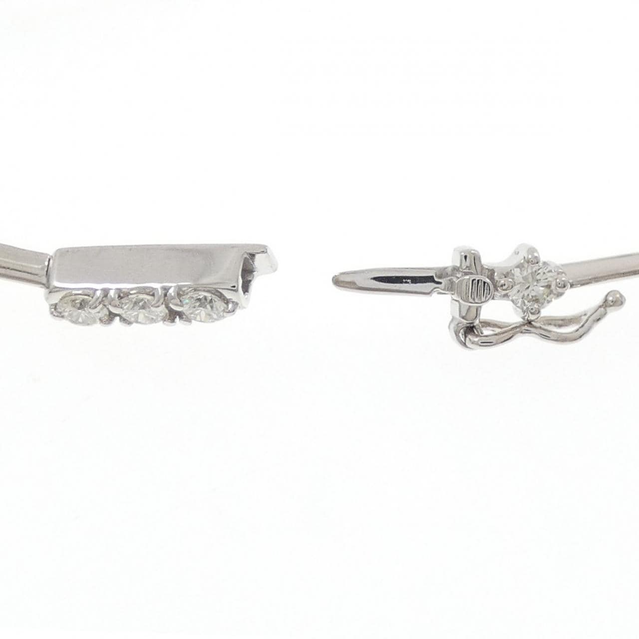 K18WG ダイヤモンド ブレスレット 1.25CT