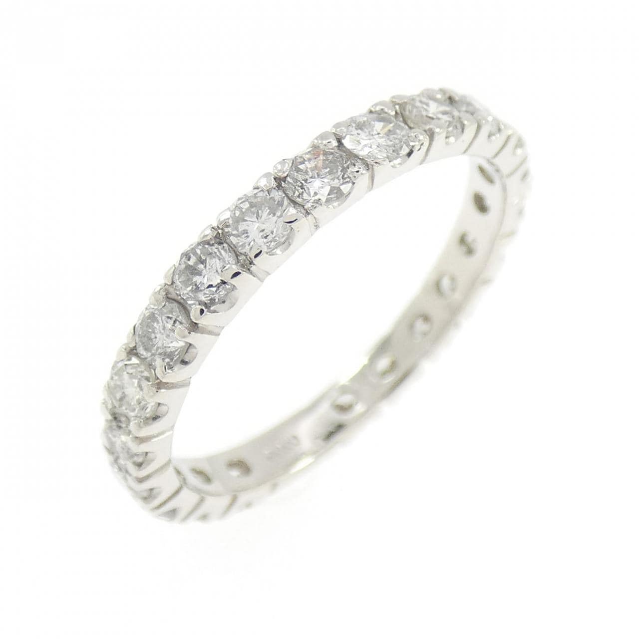PT900 ハーフエタニティ ダイヤモンド リング 1.00CT