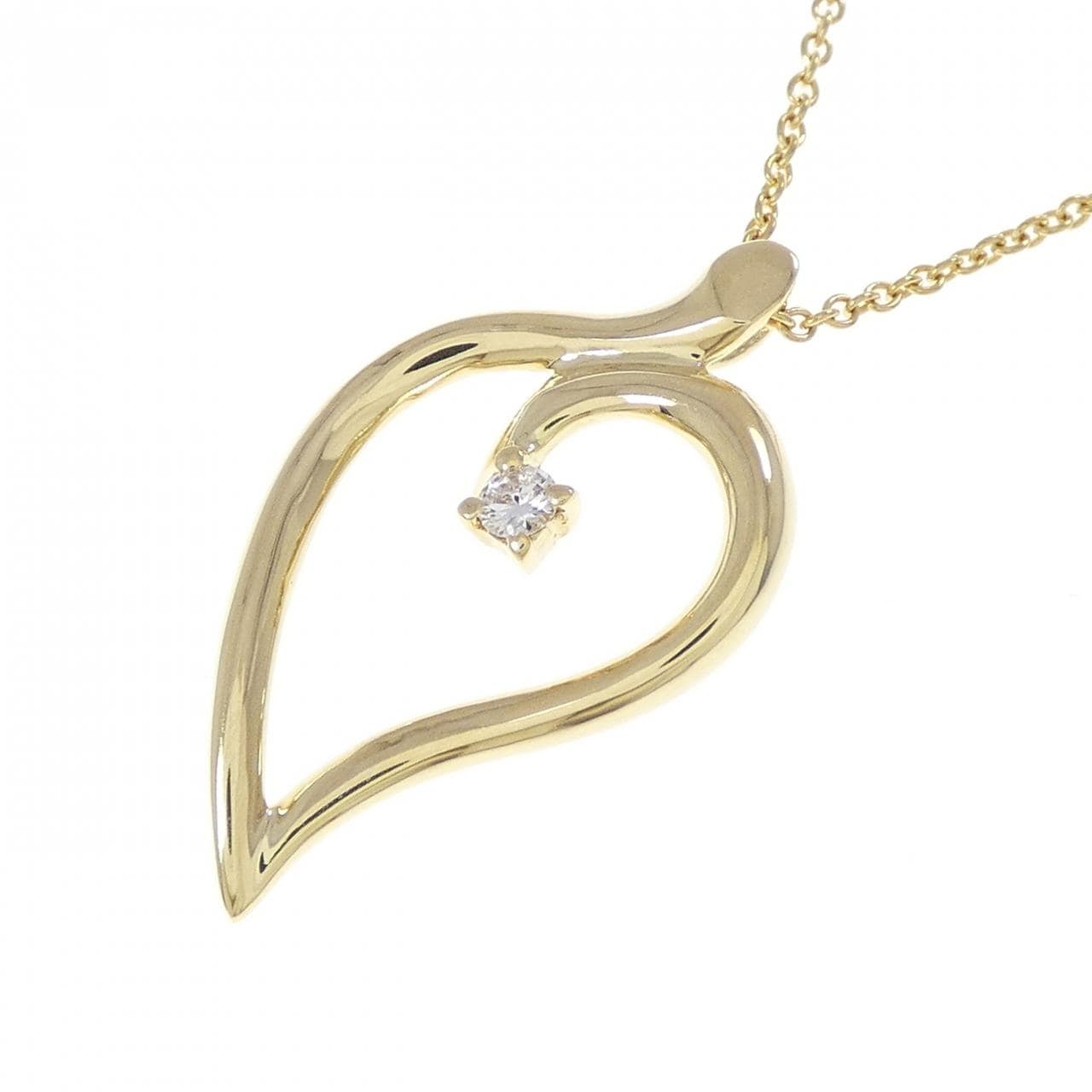 【ヴィンテージ】ティファニー リーフ ネックレス