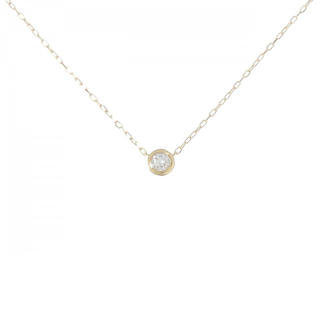 K18YG ダイヤモンド ネックレス 0.10CT