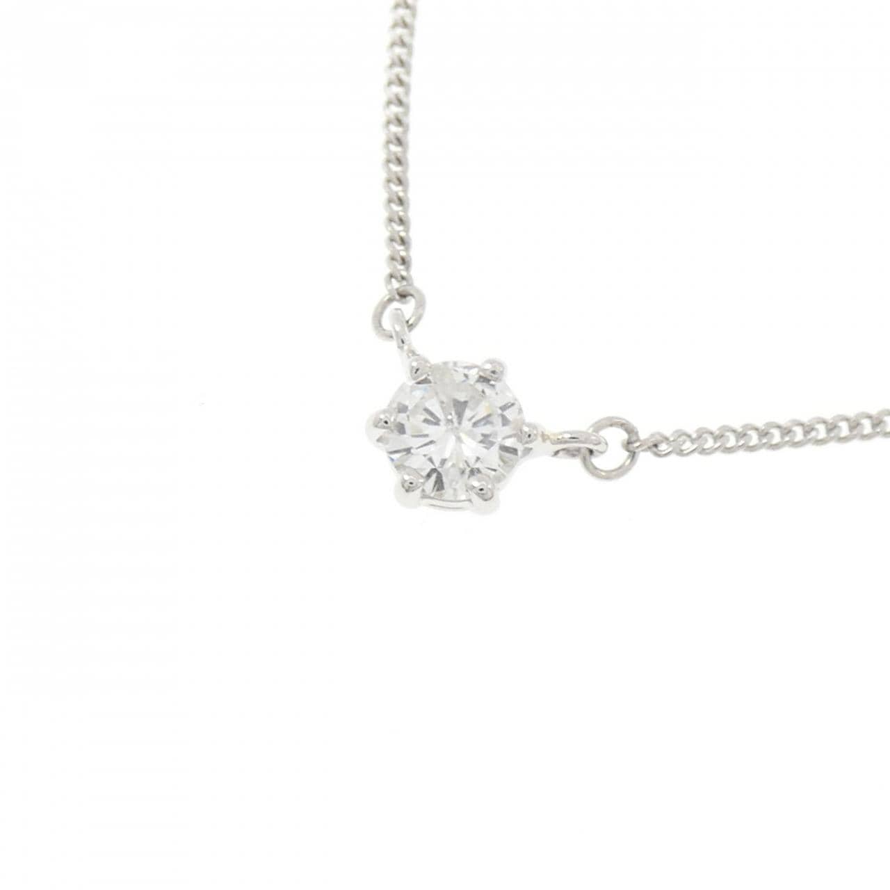 PT850 ソリティア ダイヤモンド ネックレス 0.31CT