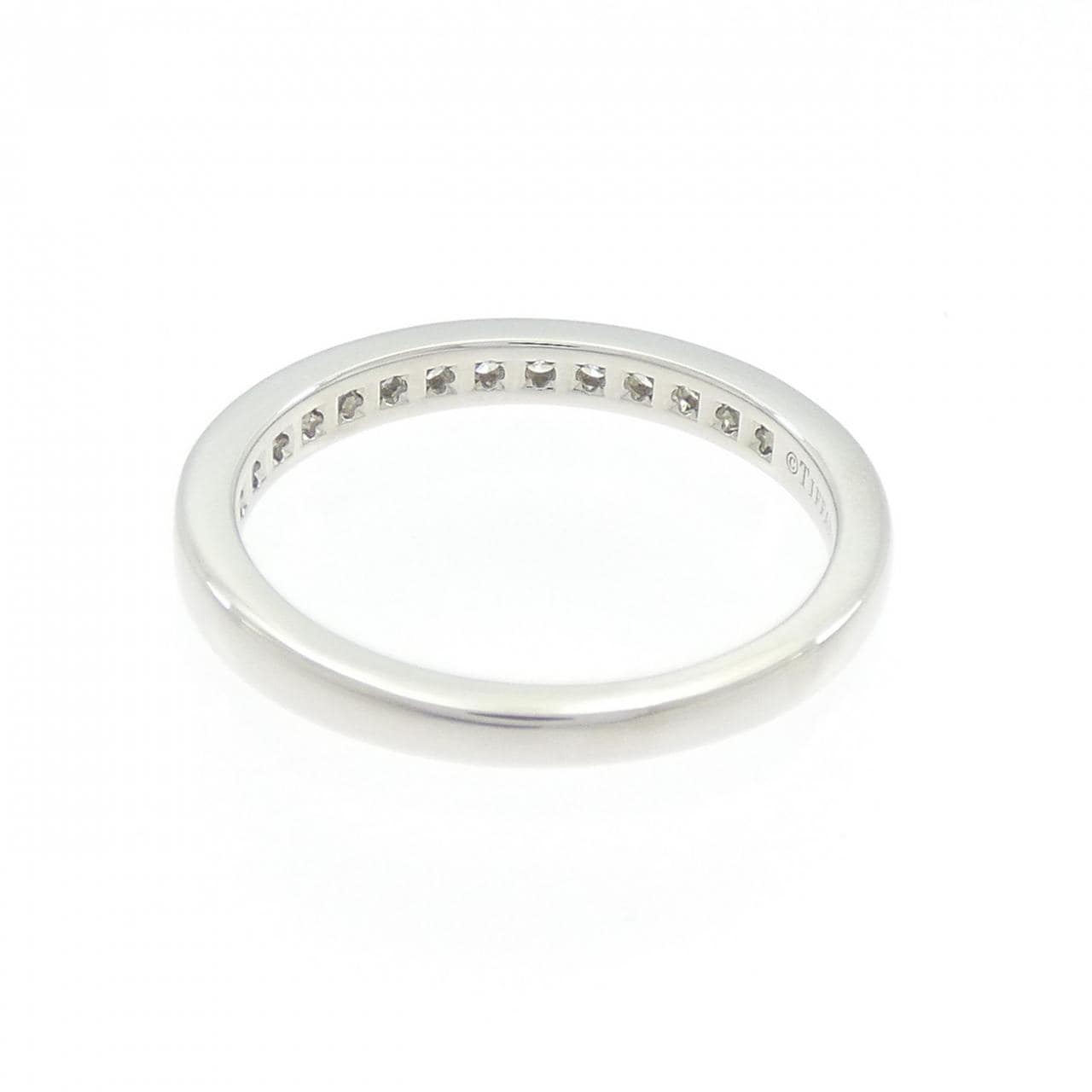 ティファニー ハーフサークル チャネルセッティング リング