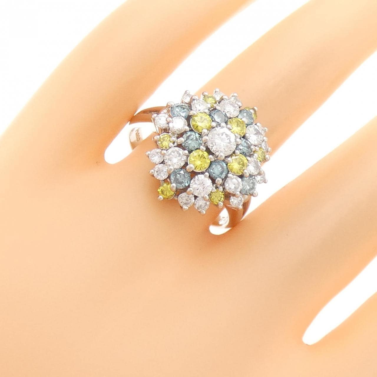 PT900 ダイヤモンド リング 2.22CT