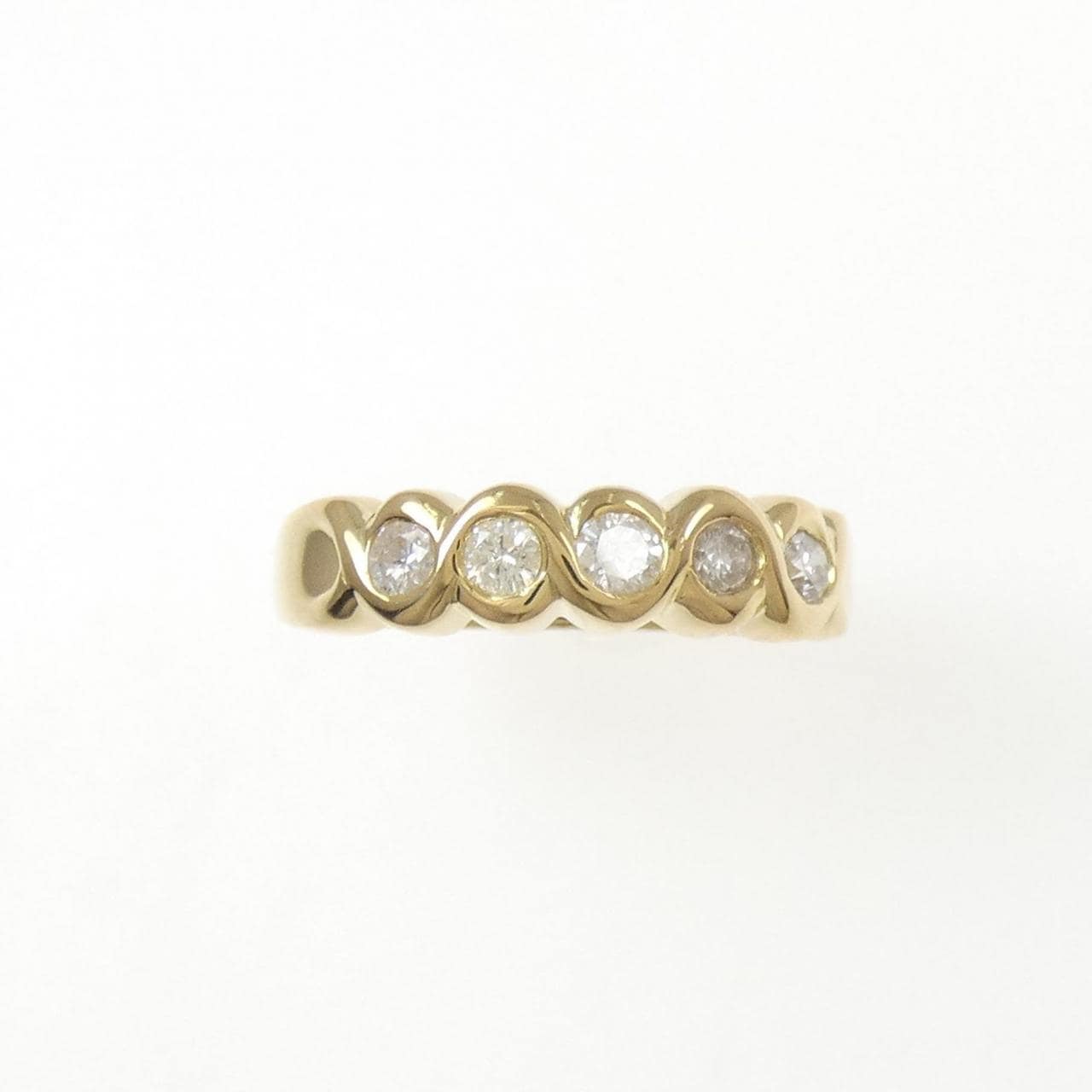 K18YG ダイヤモンド リング 0.33CT