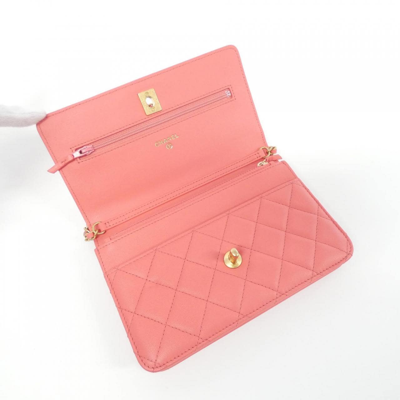 CHANEL AP1450 chain wallet