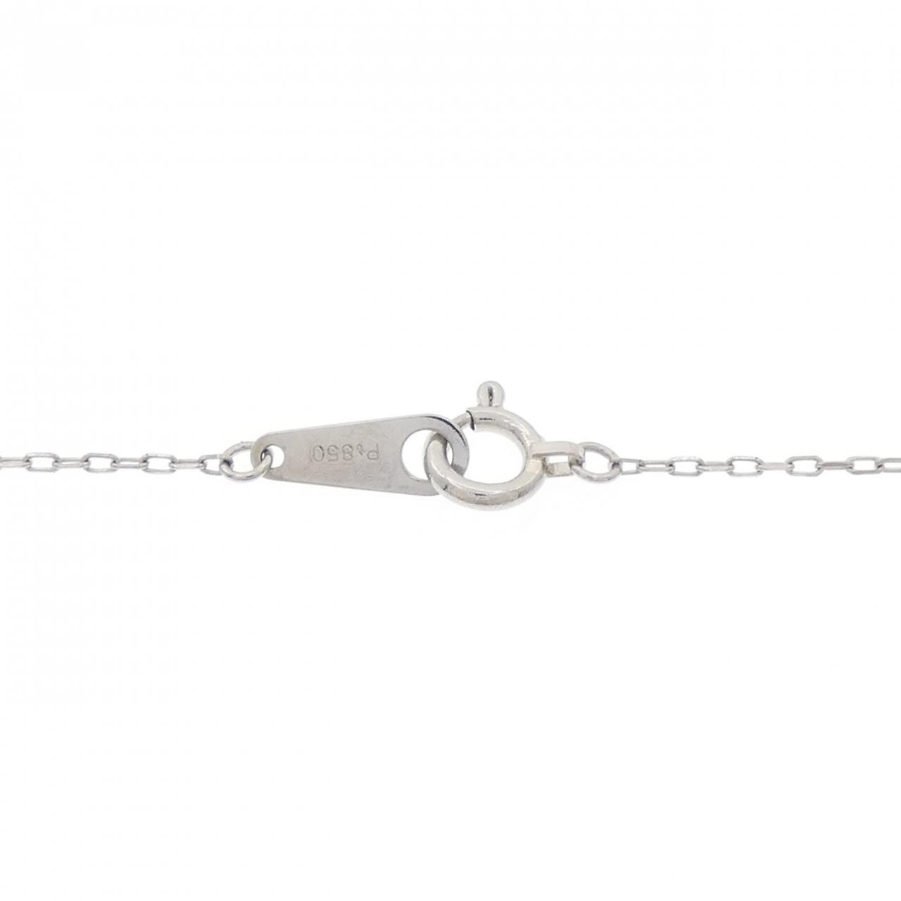 PT850 ソリティア ダイヤモンド ネックレス 0.1CT