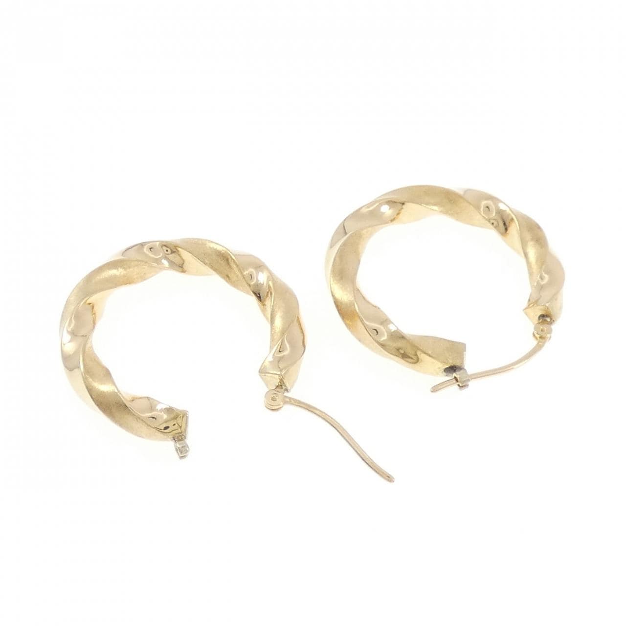 K18YG earrings