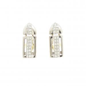 K18YG/K18WG ダイヤモンド イヤリング 0.39CT